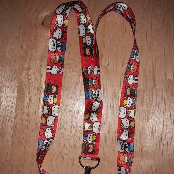 Best Japanese Anime Hello Kitty Red Lanyard - Picture 5 of 6